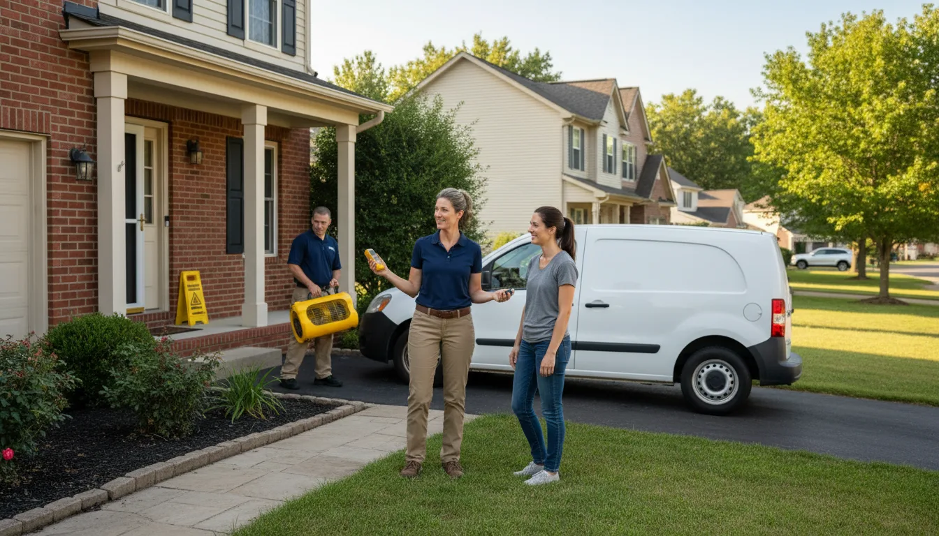 Water restoration image for Flood Water Cleanup, Removal And Restoration Services in Hoytville, OH